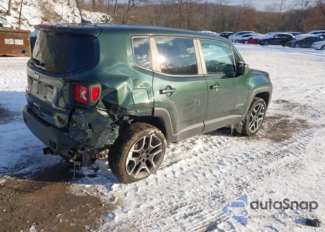 2021 Jeep Renegade Jeepster 4X4 из США, поврежденный, VIN ZACNJDAB2MPM40079